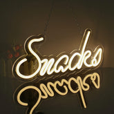 Snacks Neon Sign
